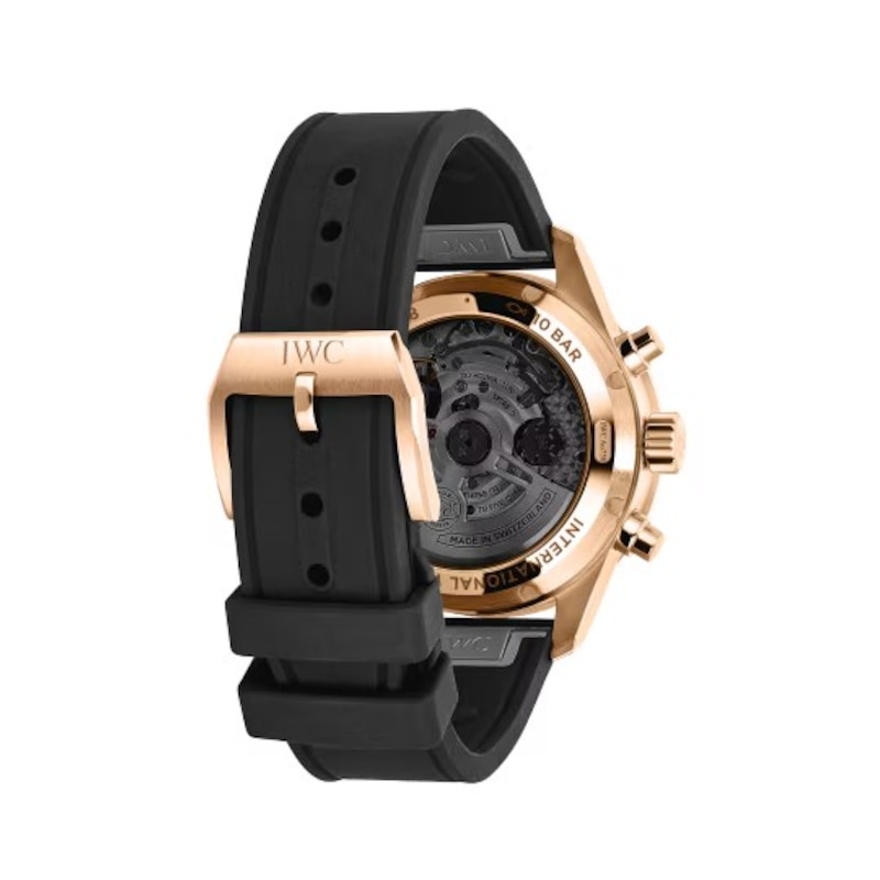 Main Image 4 of IWC Pilot’s Watch Performance Chronograph 41mm 18ct Yellow Gold & Black Rubber Watch