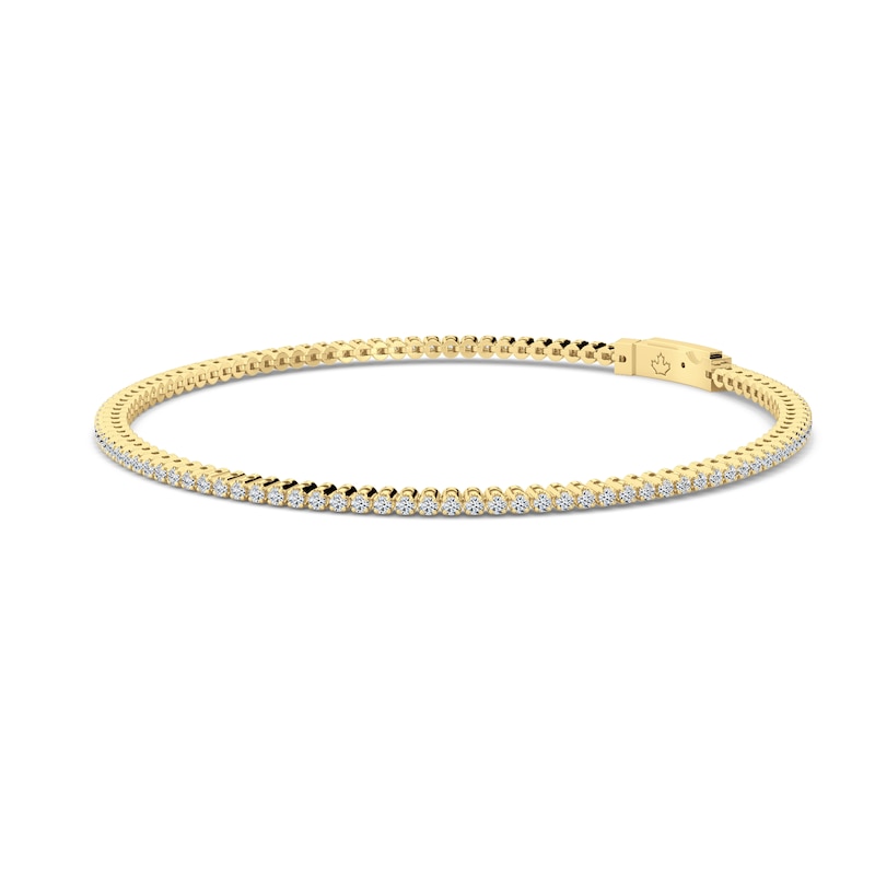 Main Image 2 of Arctic Light 18ct Yellow Gold 1ct Diamond Tennis Bracelet
