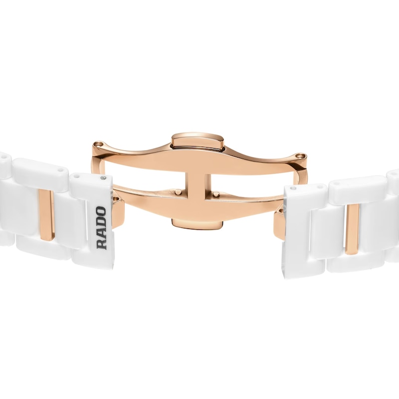 Main Image 5 of Rado La Coupole Jubilé Diamond & White Ceramic Bracelet Watch
