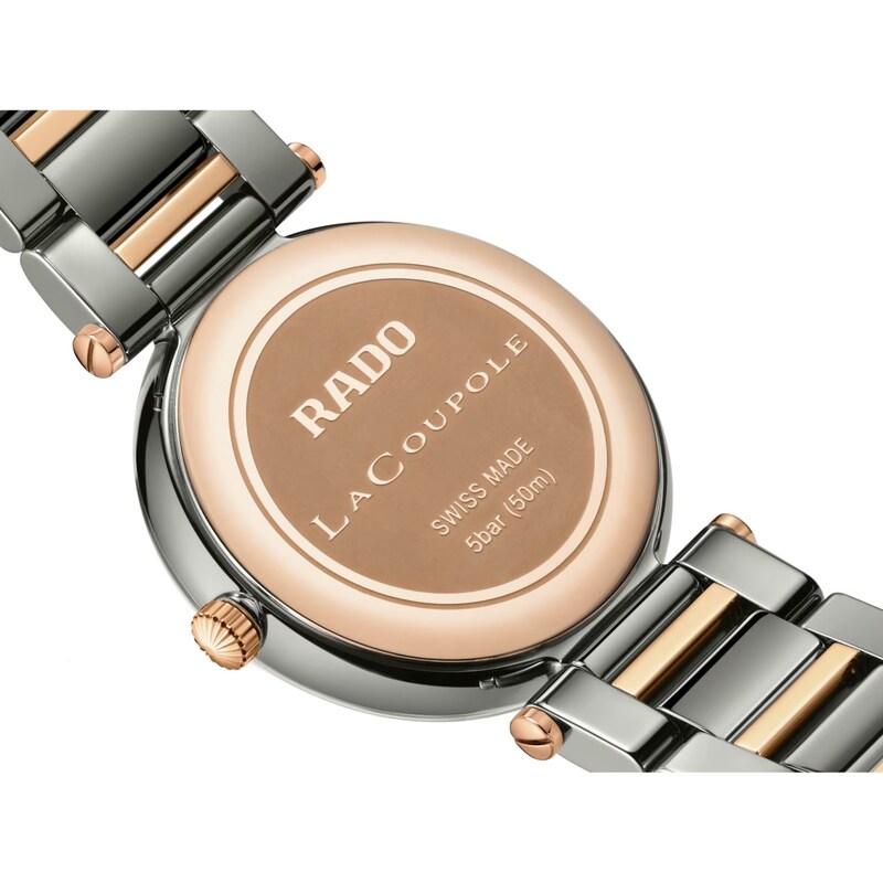 Main Image 4 of Rado Coupole Classic Diamond & Two Tone Bracelet Watch