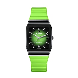 Rado Anatom Automatic Lime Green Rubber Strap Watch