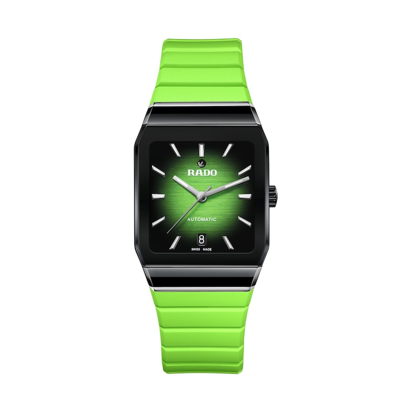 Main Image 1 of Rado Anatom Automatic Lime Green Rubber Strap Watch