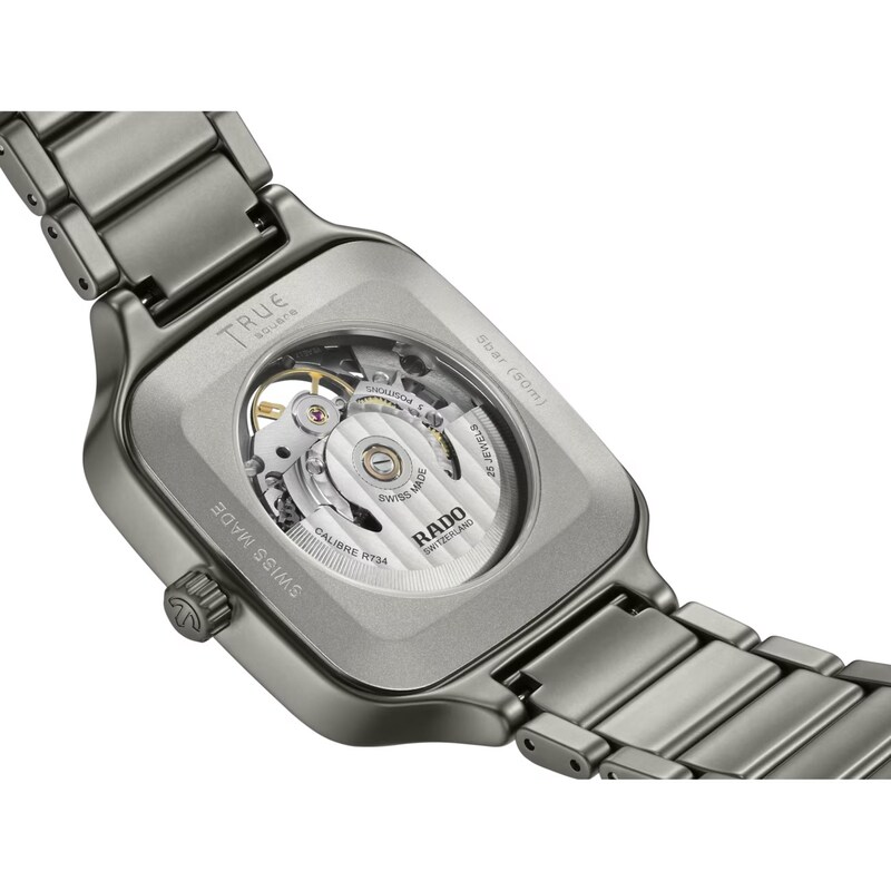 Main Image 2 of Rado True Square Skeleton Plasma Ceramic Bracelet Watch