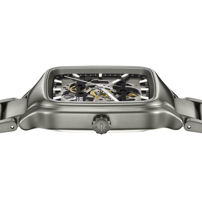 Main Image 4 of Rado True Square Skeleton Plasma Ceramic Bracelet Watch