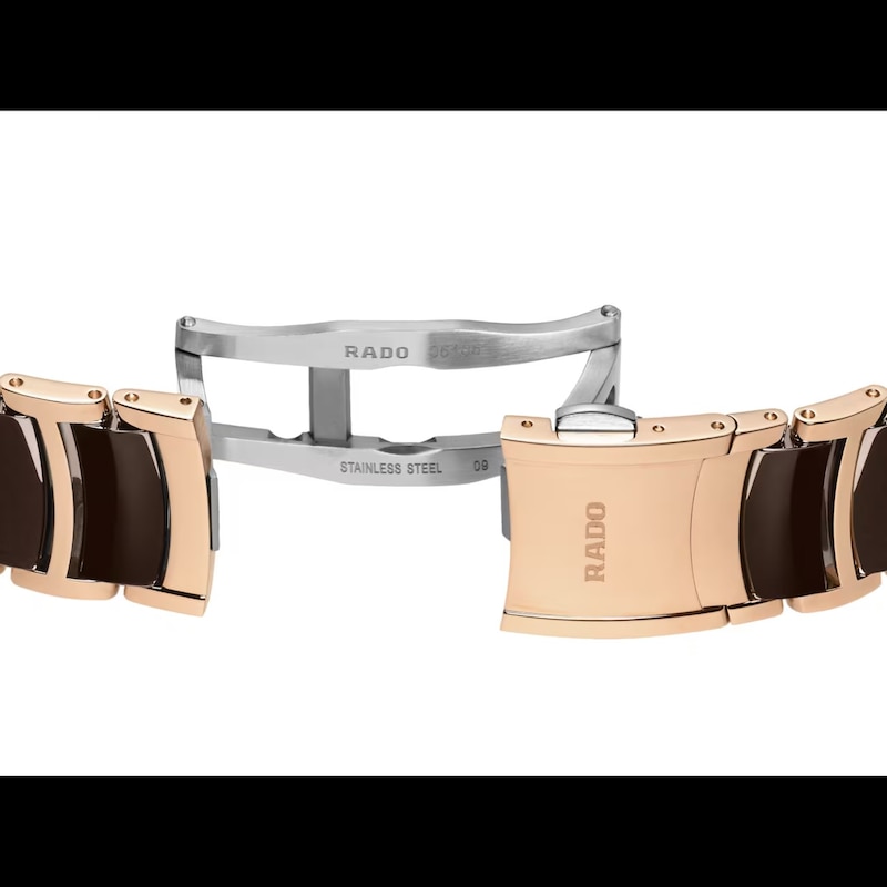 Main Image 5 of Rado Centrix Chronograph Brown Ceramic Bracelet Watch