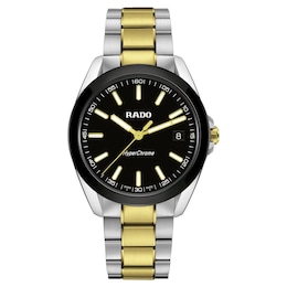Rado HyperChrome Men's 41.5mm Two Tone Bracelet Watch