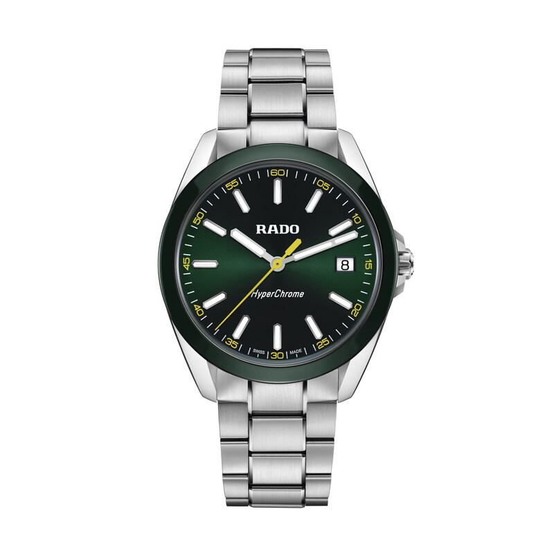 Main Image 1 of Rado HyperChrome Men's 41.5mm Green Ceramic & Stainless Steel Watch