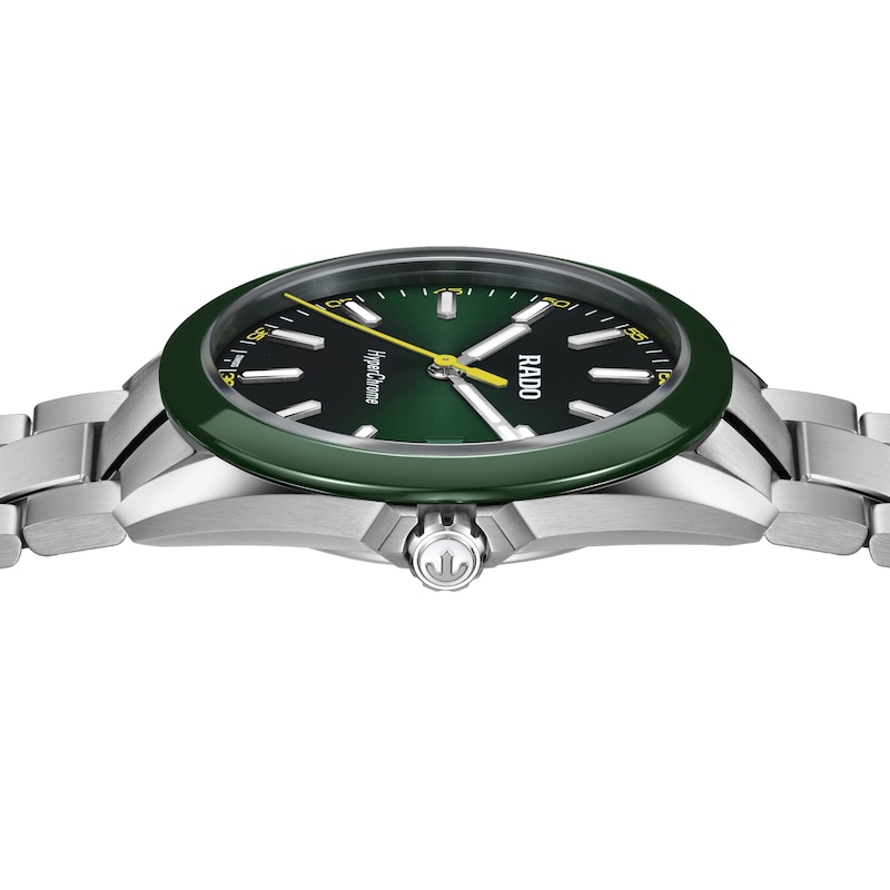 Main Image 3 of Rado HyperChrome Men's 41.5mm Green Ceramic & Stainless Steel Watch