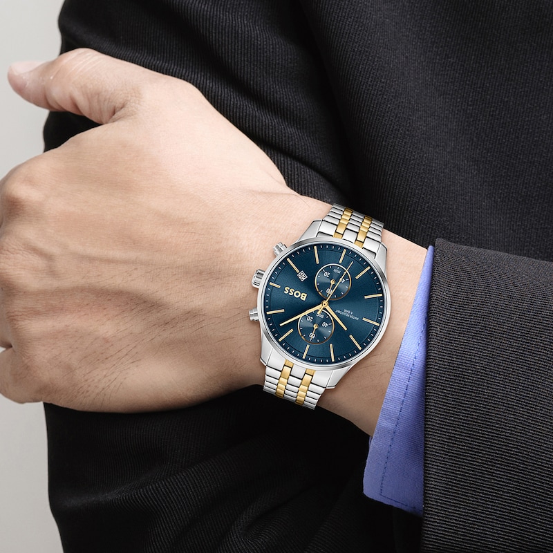 Main Image 4 of BOSS Associate Chronograph Men's Two Tone Bracelet Watch