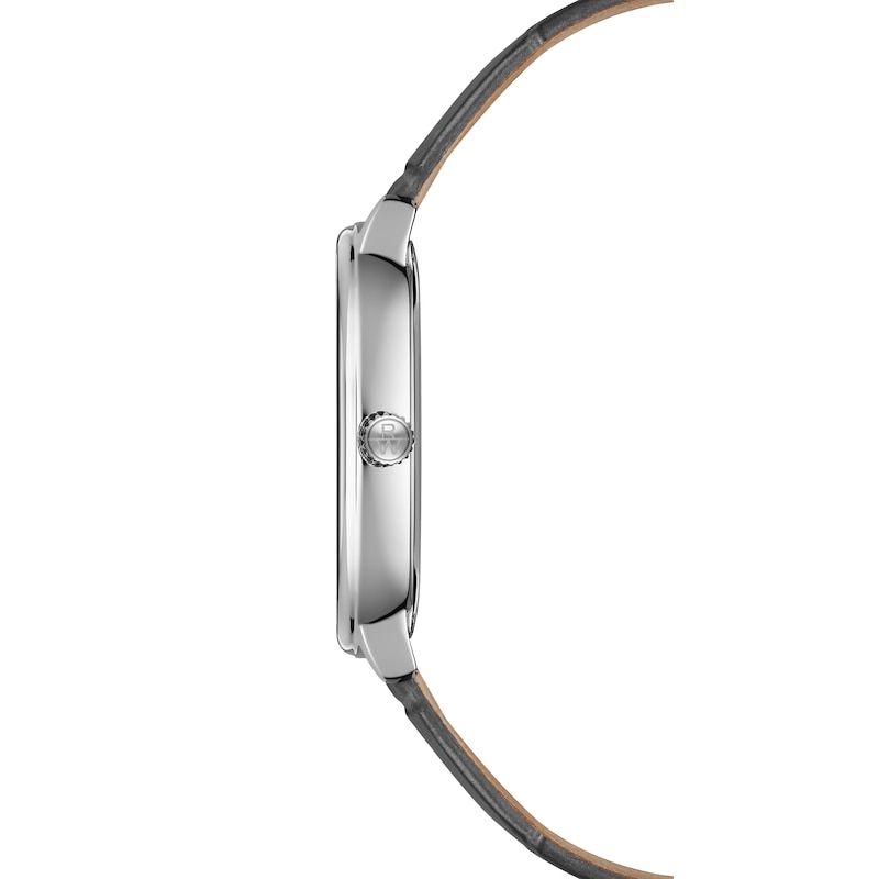 Main Image 3 of Raymond Weil Toccata Heritage 38mm Grey Leather Strap Watch