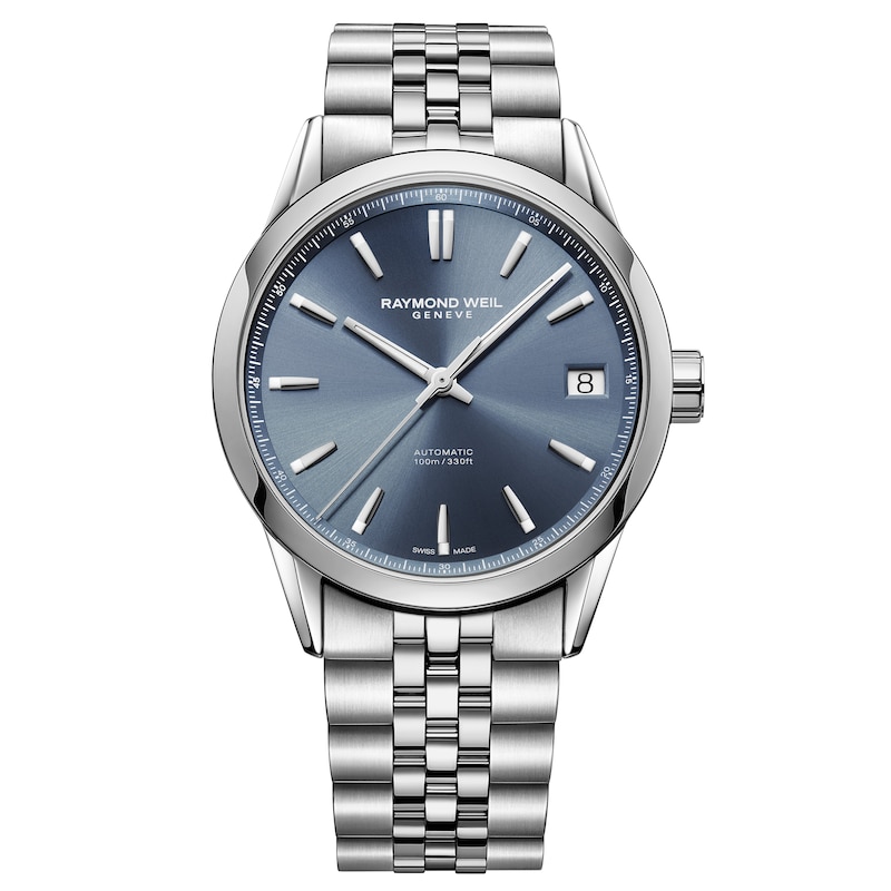 Main Image 1 of Raymond Weil Freelancer 40mm Date Blue Dial & Stainless Steel Watch