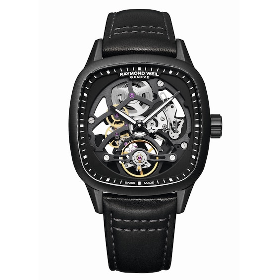 Raymond Weil Freelancer 40mm Automatic Skeleton Dial and Leather Limited Edition Watch
