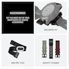 Thumbnail Image 6 of Garmin Instinct 3 - 45mm Solar Tactical Black Silicone Strap Watch