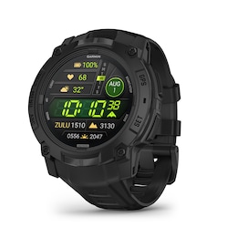 Garmin Instinct 3 - 50mm AMOLED Tactical Black Silicone Strap Watch