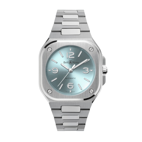 Bell & Ross BR-05 36mm Ice Blue Dial & Stainless Steel Bracelet Watch