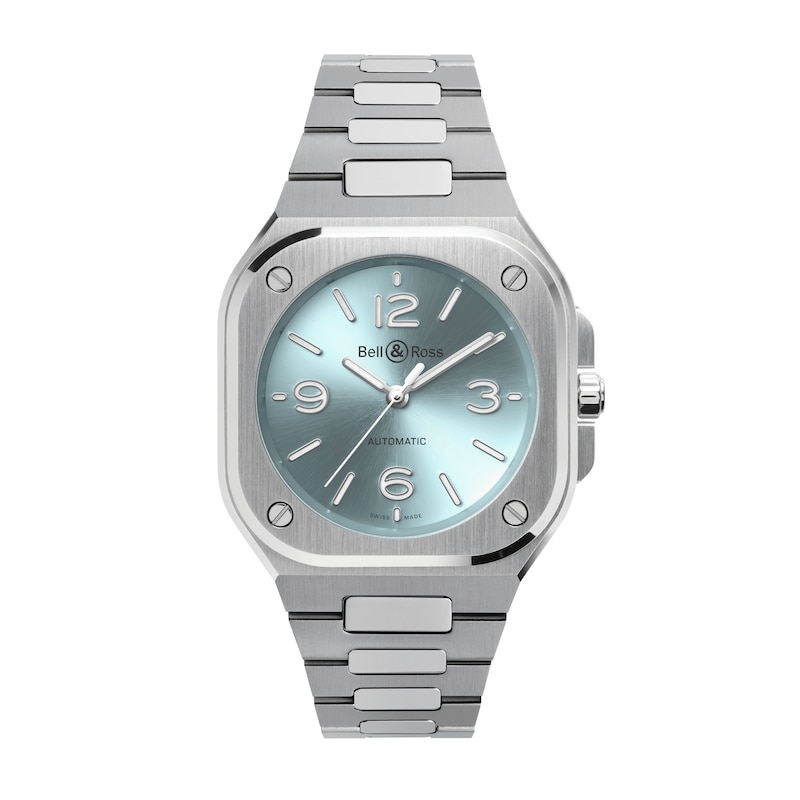 Main Image 1 of Bell & Ross BR-05 36mm Ice Blue Dial & Stainless Steel Bracelet Watch