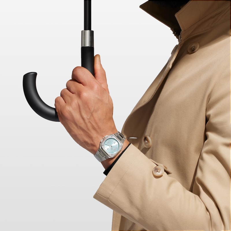 Main Image 4 of Bell & Ross BR-05 36mm Ice Blue Dial & Stainless Steel Bracelet Watch