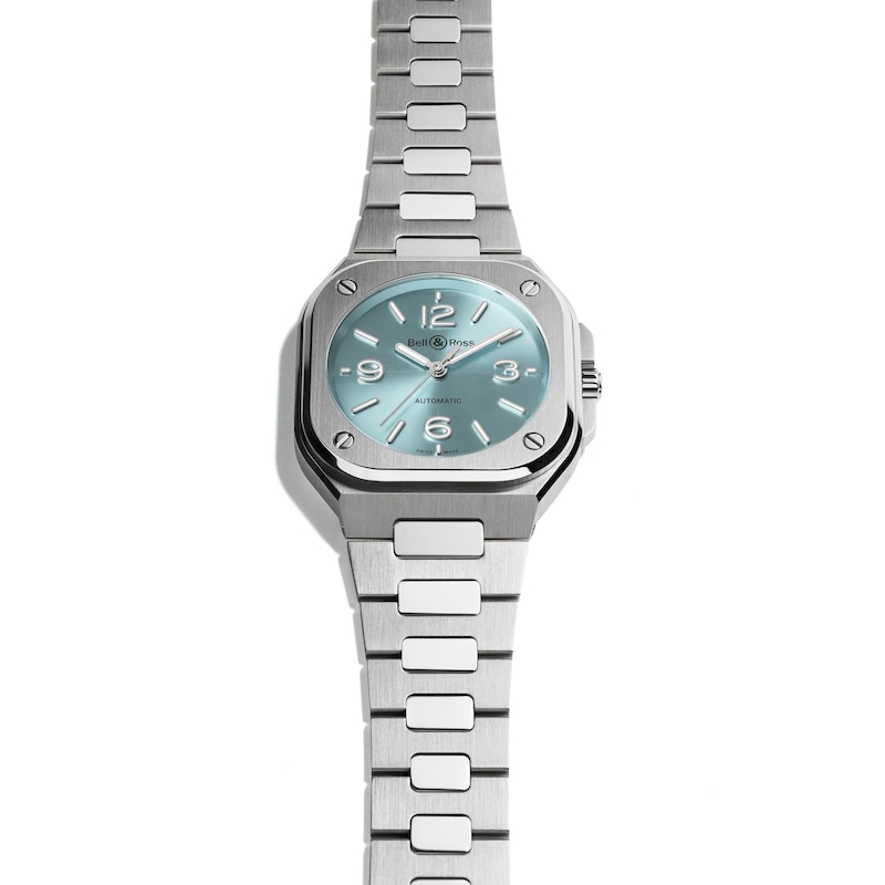 Main Image 5 of Bell & Ross BR-05 36mm Ice Blue Dial & Stainless Steel Bracelet Watch
