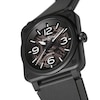 Thumbnail Image 2 of Bell & Ross BR-03 Skeleton Black Ceramic & Rubber Strap Watch