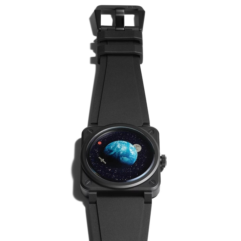 Main Image 3 of Bell & Ross BR-03 Astro Black Rubber Strap Limited Edition Watch