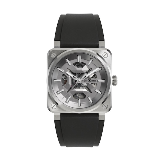Bell and Ross BR 03 / AVIATION Skeleton Dial and Stainless Steel Limited Edition Watch