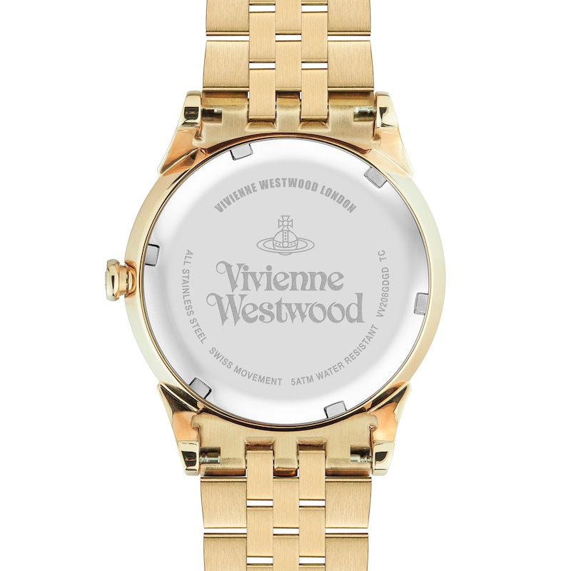 Vivienne Westwood Wallace Ladies' Gold-Tone Bracelet Watch