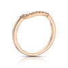 Thumbnail Image 3 of Le Vian 14ct Rose Gold & 0.15ct Diamond Shaped Wedding Band