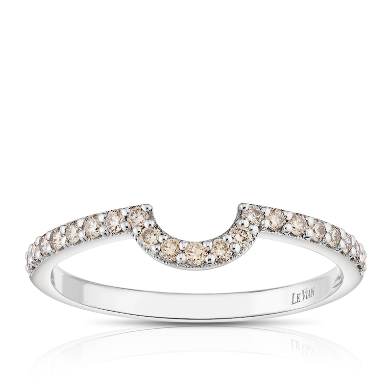 Main Image 1 of Le Vian 14ct White Gold & 0.20ct Diamond Round Shaped Wedding Band