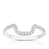 Thumbnail Image 1 of Le Vian 14ct White Gold & 0.15ct Diamond Round Cut Shaped Wedding Band