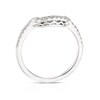 Thumbnail Image 3 of Le Vian 14ct White Gold & 0.15ct Diamond Round Cut Shaped Wedding Band