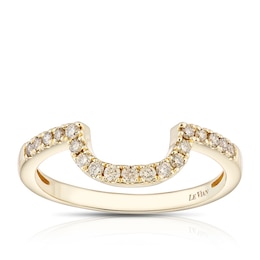 Le Vian 14ct Yellow Gold & 0.25ct Diamond Shaped Wedding Band