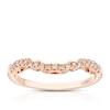 Thumbnail Image 1 of Le Vian 14ct Rose Gold & 0.15ct Diamond Shaped Wedding Band