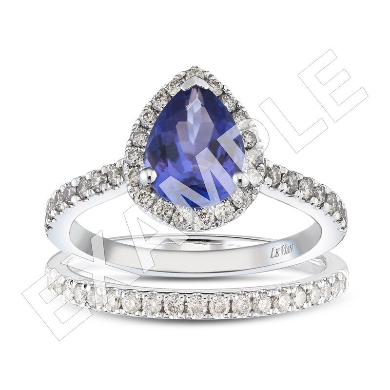 Main Image 4 of Le Vian 14ct White Gold & 0.20ct Diamond Eternity Band