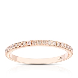 Le Vian 14ct Rose Gold & 0.20ct Diamond Eternity Band