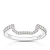 Thumbnail Image 1 of Le Vian 14ct White Gold & 0.20ct Diamond Shaped Wedding Band