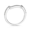 Thumbnail Image 3 of Le Vian 14ct White Gold & 0.20ct Diamond Shaped Wedding Band