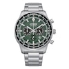 Thumbnail Image 1 of Citizen Eco-Drive Chronograph Green Dial & Stainless Steel Watch