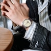 Thumbnail Image 5 of Citizen Automatic Mechanical Open Heart Brown Leather Strap Watch