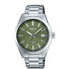 Thumbnail Image 1 of Casio Edifice Green Dial Silver Tone Stainless Steel Bracelet Watch
