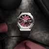 Thumbnail Image 2 of G-Shock GBM-2100A-4BER G-Steel 2100 Series Pink Octagonal Dial Black Strap Bluetooth Solar Watch