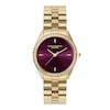 Thumbnail Image 1 of Olivia Burton Bejewelled 34mm Crystal & Light Gold IP Bracelet Watch