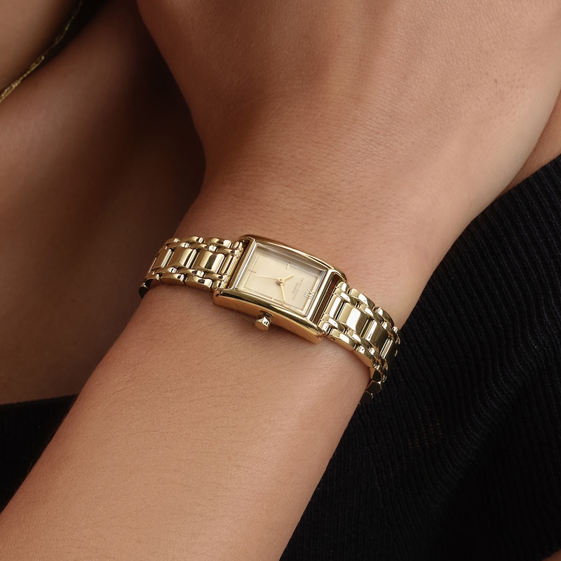 Main Image 3 of Olivia Burton Petit Grove Women's Light Gold IP Bracelet Watch