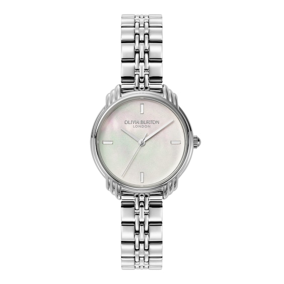 Women's Olivia Burton Art Deco 2.0 30Mm Stainless Steel Bracelet Watch