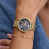 Thumbnail Image 3 of Olivia Burton Moonphase 34mm Light Gold IP Bracelet Watch