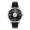 Thumbnail Image 1 of Olivia Burton Beaulieu 34mm Crystal & Black Leather Strap Watch