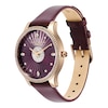 Thumbnail Image 2 of Olivia Burton Beaulieu 34mm Crystal & Cherry Red Leather Strap Watch