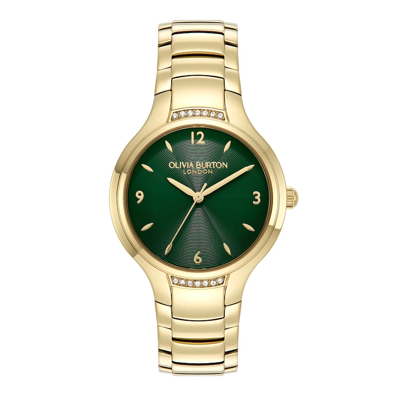 Main Image 3 of Olivia Burton Lea & Interlock 34mm Gold IP Watch & Bracelet Gift Set