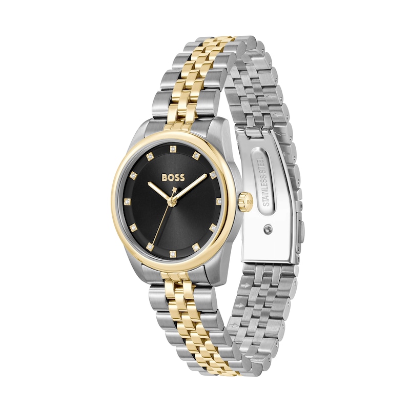 Main Image 2 of BOSS Graceful Precious Women's Crystal & Two Tone Bracelet Watch