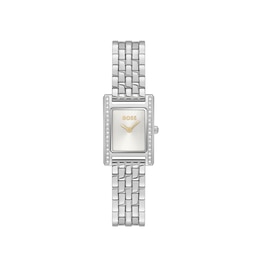 BOSS Lucy Women's Precious Crystal & Stainless Steel Bracelet Watch