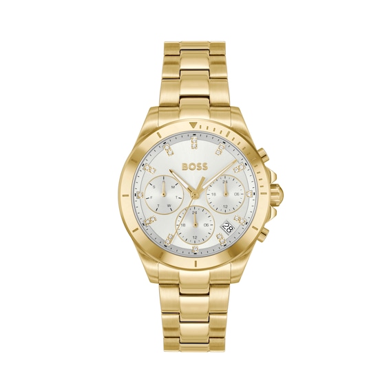 Women's Boss Alley Sport Lux 36Mm Light Gold Ip Bracelet Watch